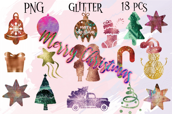 Christmas Bundle Set PNG Glitter Embroidery Review