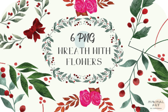 Christmas Flowers Wreath Embroidery Design Review