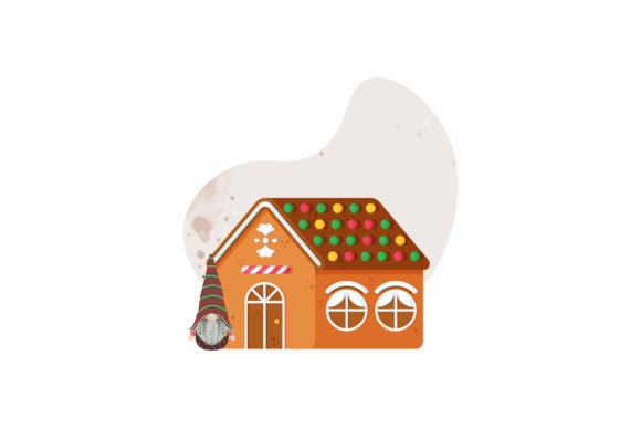 Christmas House and Gnome Illustration Review