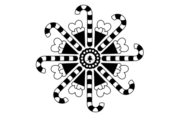 Christmas Pattern in Mandala Style Review