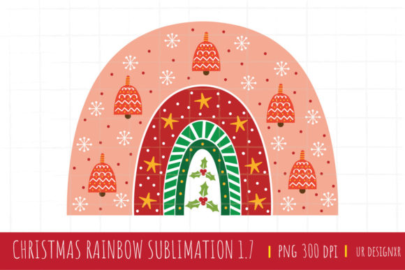 Christmas Rainbow Sublimation 1.7 Illustrations Review