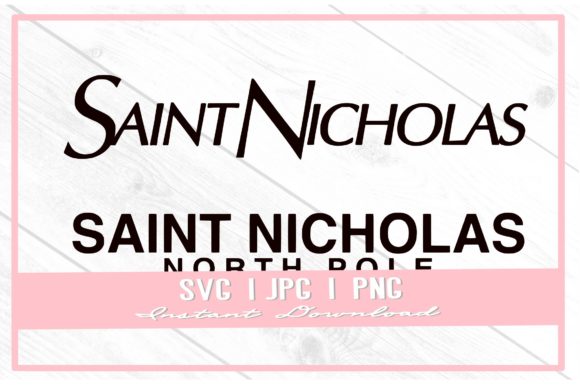 Designer Saint Nicholas Christmas SVG for Handmade Creations