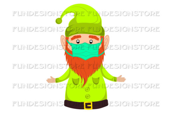 GNOME Mask Christmas Embroidery Design