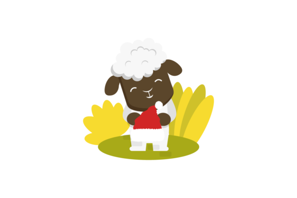 Sheep Animal Christmas Party Svg Illustration Review